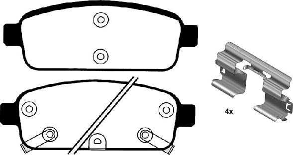 Raicam RA.0973.0K1 - Kit pastiglie freno, Freno a disco autozon.pro