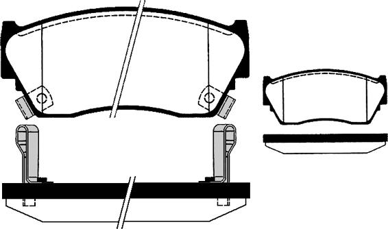 Raicam RA.0498.0 - Kit pastiglie freno, Freno a disco autozon.pro