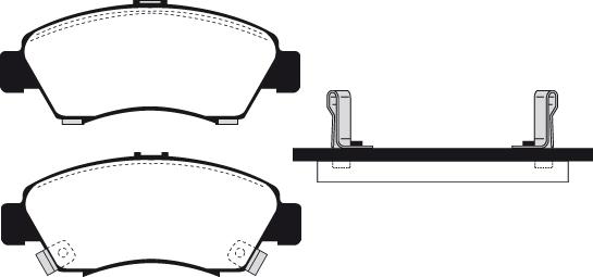 Raicam RA.0454.0 - Kit pastiglie freno, Freno a disco autozon.pro