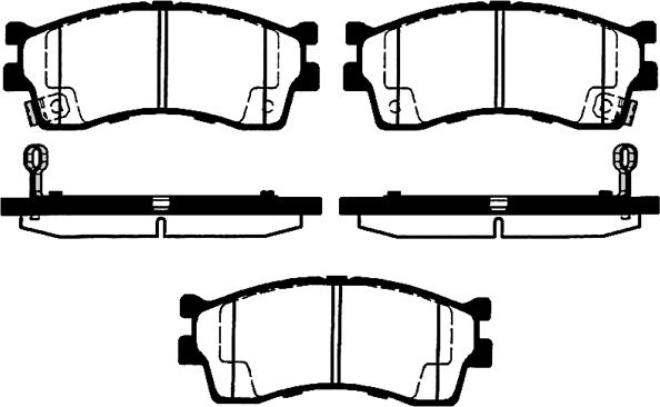 Raicam RA.0456.0 - Kit pastiglie freno, Freno a disco autozon.pro