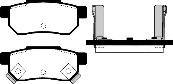 Raicam RA.0451.0 - Kit pastiglie freno, Freno a disco autozon.pro