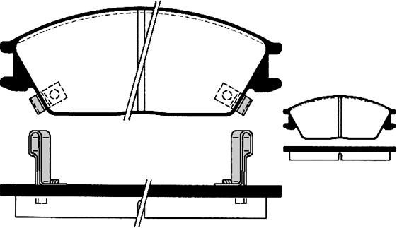 Raicam RA.0457.1 - Kit pastiglie freno, Freno a disco autozon.pro