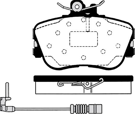 Raicam RA.0482.1 - Kit pastiglie freno, Freno a disco autozon.pro