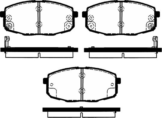 Raicam RA.0487.0 - Kit pastiglie freno, Freno a disco autozon.pro