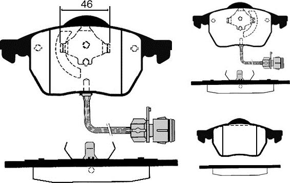 Raicam RA.0429.0 - Kit pastiglie freno, Freno a disco autozon.pro