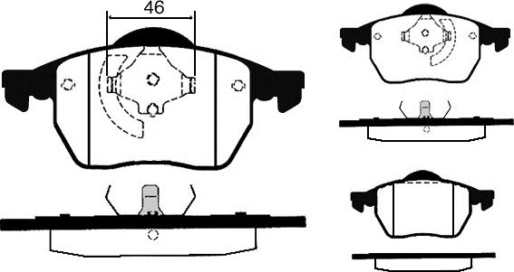 Raicam RA.0429.1 - Kit pastiglie freno, Freno a disco autozon.pro