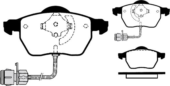 HELLA T1162 - Kit pastiglie freno, Freno a disco autozon.pro