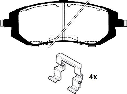 Raicam RA.0559.0K1 - Kit pastiglie freno, Freno a disco autozon.pro