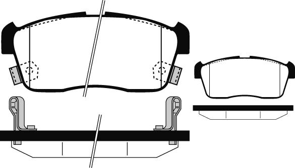 Raicam RA.0506.1 - Kit pastiglie freno, Freno a disco autozon.pro