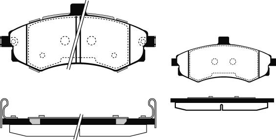 Raicam RA.0503.0 - Kit pastiglie freno, Freno a disco autozon.pro