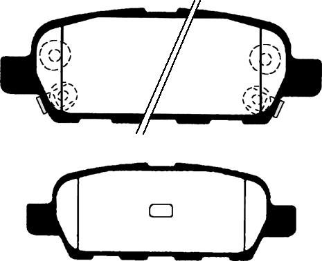 AKS Dasis D40601MB0A - Kit pastiglie freno, Freno a disco autozon.pro