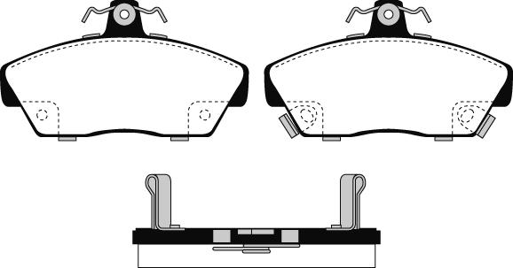 Raicam RA.0520.0 - Kit pastiglie freno, Freno a disco autozon.pro