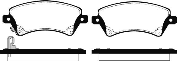 Raicam RA.0574.0 - Kit pastiglie freno, Freno a disco autozon.pro