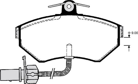 Raicam RA.0695.2 - Kit pastiglie freno, Freno a disco autozon.pro