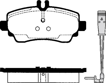 Raicam RA.0656.1 - Kit pastiglie freno, Freno a disco autozon.pro