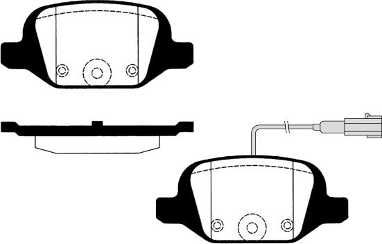 Raicam RA.0609.1 - Kit pastiglie freno, Freno a disco autozon.pro