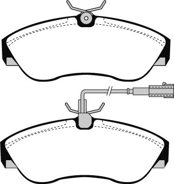 HELLA T5159 - Kit pastiglie freno, Freno a disco autozon.pro