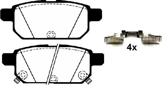 Raicam RA.0899.0K1 - Kit pastiglie freno, Freno a disco autozon.pro