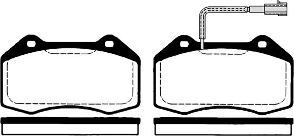 Raicam RA.0801.1 - Kit pastiglie freno, Freno a disco autozon.pro