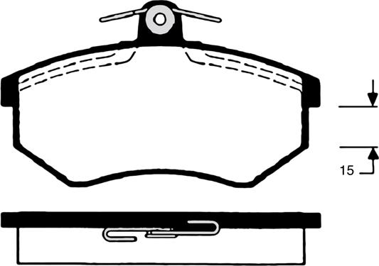 Raicam RA.0813.2 - Kit pastiglie freno, Freno a disco autozon.pro