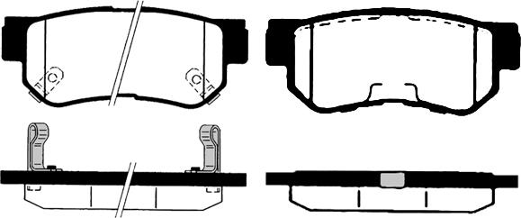 Raicam RA.0833.0 - Kit pastiglie freno, Freno a disco autozon.pro