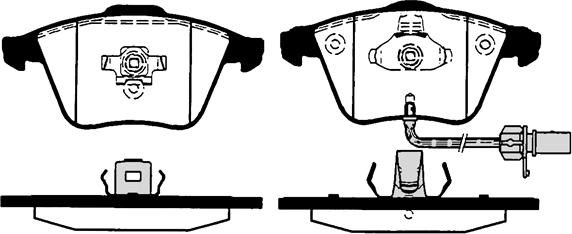 Raicam RA.0824.0 - Kit pastiglie freno, Freno a disco autozon.pro