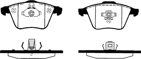 Raicam RA.0824.3 - Kit pastiglie freno, Freno a disco autozon.pro