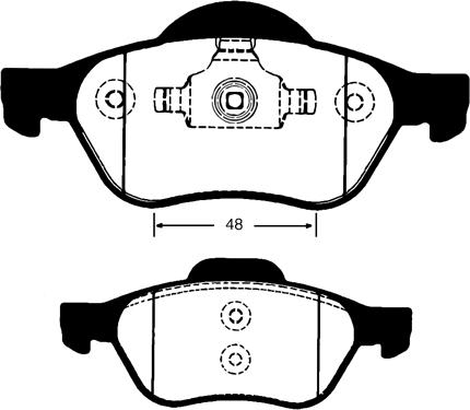 Raicam RA.0823.0 - Kit pastiglie freno, Freno a disco autozon.pro