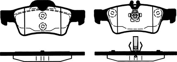 Raicam RA.0822.0 - Kit pastiglie freno, Freno a disco autozon.pro