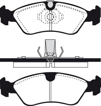 Raicam RA.0395.1 - Kit pastiglie freno, Freno a disco autozon.pro