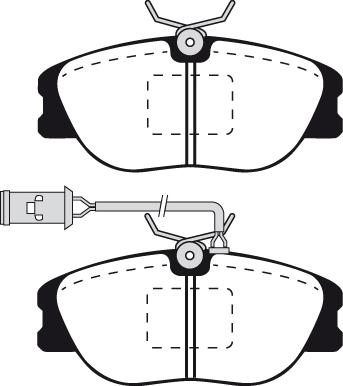 Valeo 540 496 - Kit pastiglie freno, Freno a disco autozon.pro