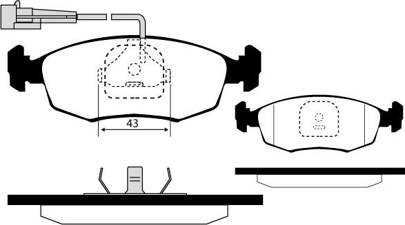 Raicam RA.0318.6 - Kit pastiglie freno, Freno a disco autozon.pro