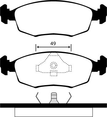 Raicam RA.0318.1 - Kit pastiglie freno, Freno a disco autozon.pro