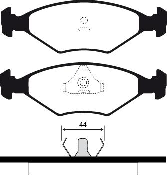 Raicam RA.0331.4 - Kit pastiglie freno, Freno a disco autozon.pro