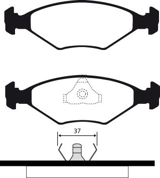 Raicam RA.0331.1 - Kit pastiglie freno, Freno a disco autozon.pro