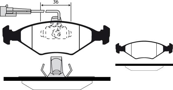 Raicam RA.0331.3 - Kit pastiglie freno, Freno a disco autozon.pro