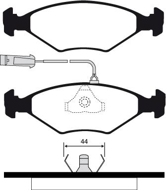 Raicam RA.0331.2 - Kit pastiglie freno, Freno a disco autozon.pro