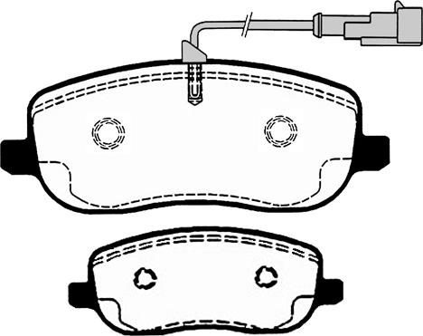 Raicam RA.0796.1 - Kit pastiglie freno, Freno a disco autozon.pro