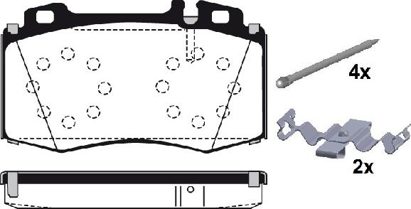 Raicam RA.0791.0K1 - Kit pastiglie freno, Freno a disco autozon.pro