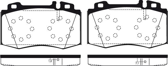 Raicam RA.0791.1 - Kit pastiglie freno, Freno a disco autozon.pro