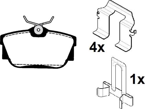 Raicam RA.0793.1K1 - Kit pastiglie freno, Freno a disco autozon.pro