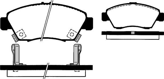 Raicam RA.0748.0 - Kit pastiglie freno, Freno a disco autozon.pro