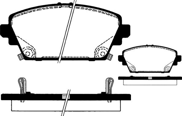 Raicam RA.0767.1 - Kit pastiglie freno, Freno a disco autozon.pro