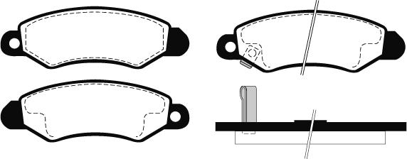 Raicam RA.0710.0 - Kit pastiglie freno, Freno a disco autozon.pro