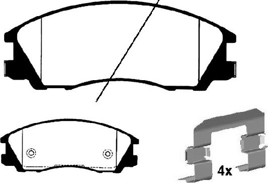 Raicam RA.0733.0K1 - Kit pastiglie freno, Freno a disco autozon.pro