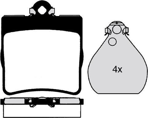 Raicam RA.0737.0 - Kit pastiglie freno, Freno a disco autozon.pro