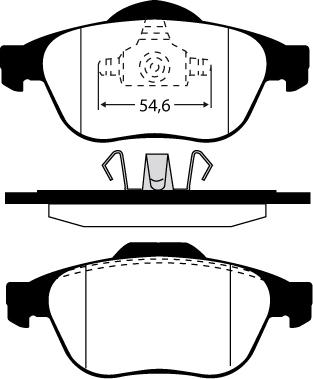 Raicam RA.0770.1 - Kit pastiglie freno, Freno a disco autozon.pro