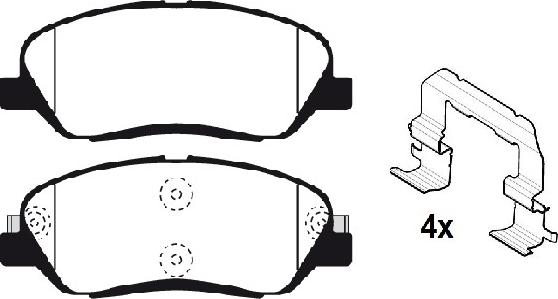 Raicam RA.1053.0K1 - Kit pastiglie freno, Freno a disco autozon.pro