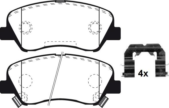 Raicam RA.1052.0K1 - Kit pastiglie freno, Freno a disco autozon.pro