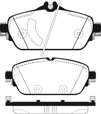 Raicam RA.1084.1 - Kit pastiglie freno, Freno a disco autozon.pro